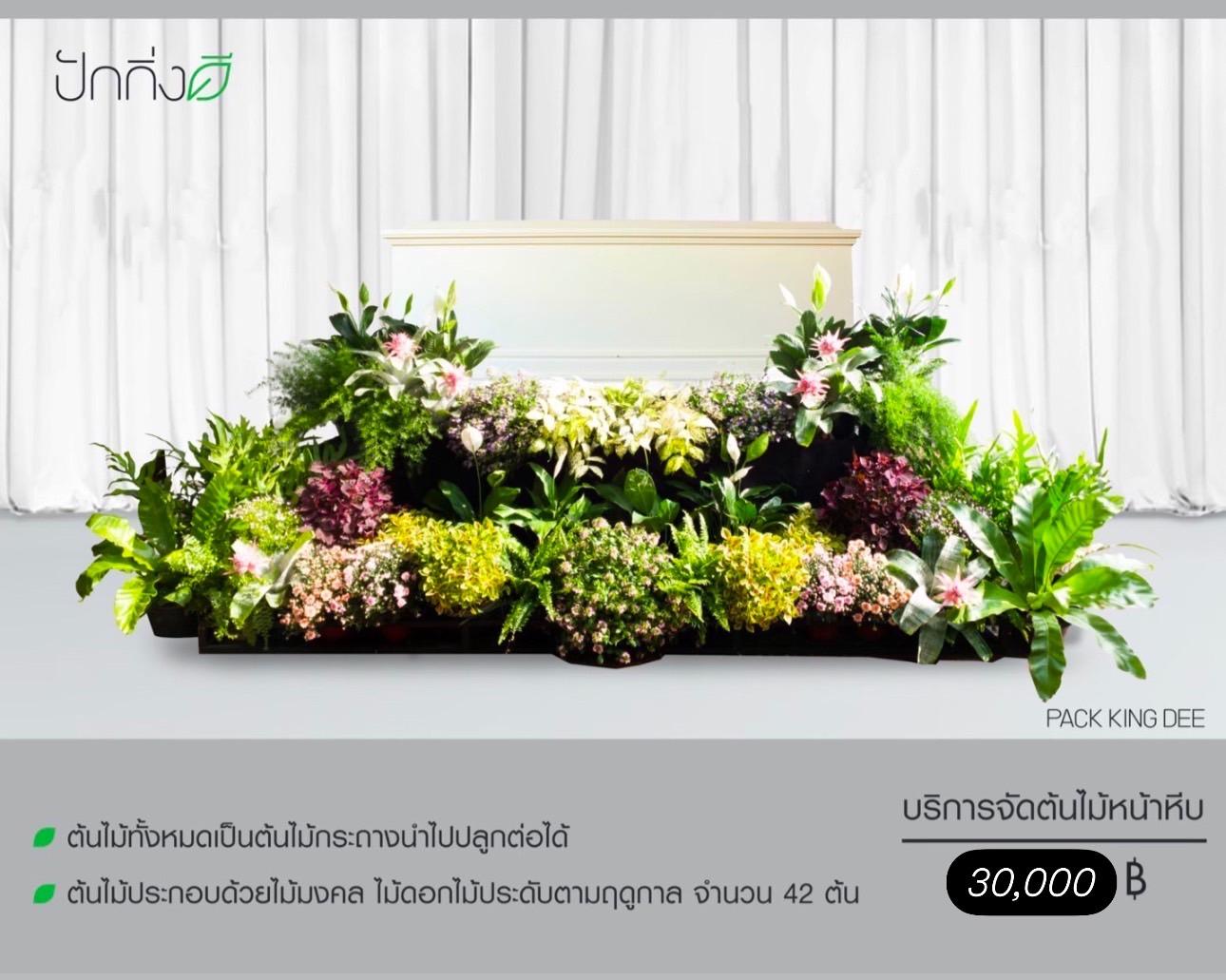 บริการจัดต้นไม้หน้าหีบ