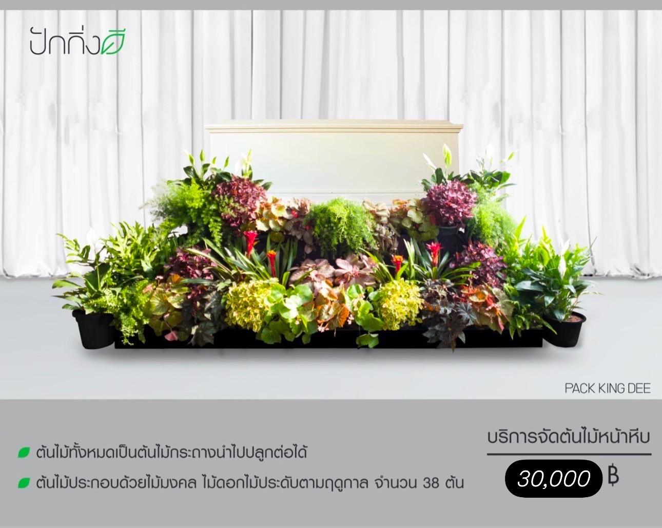 บริการจัดต้นไม้หน้าหีบ